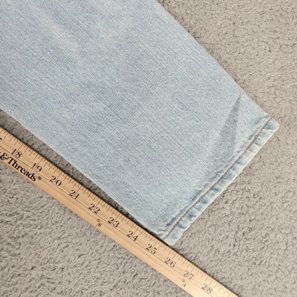 And Now This Jeans Womens 26 Light Wash Straight Leg High Rise Denim 100% Cotton - Picture 14 of 16